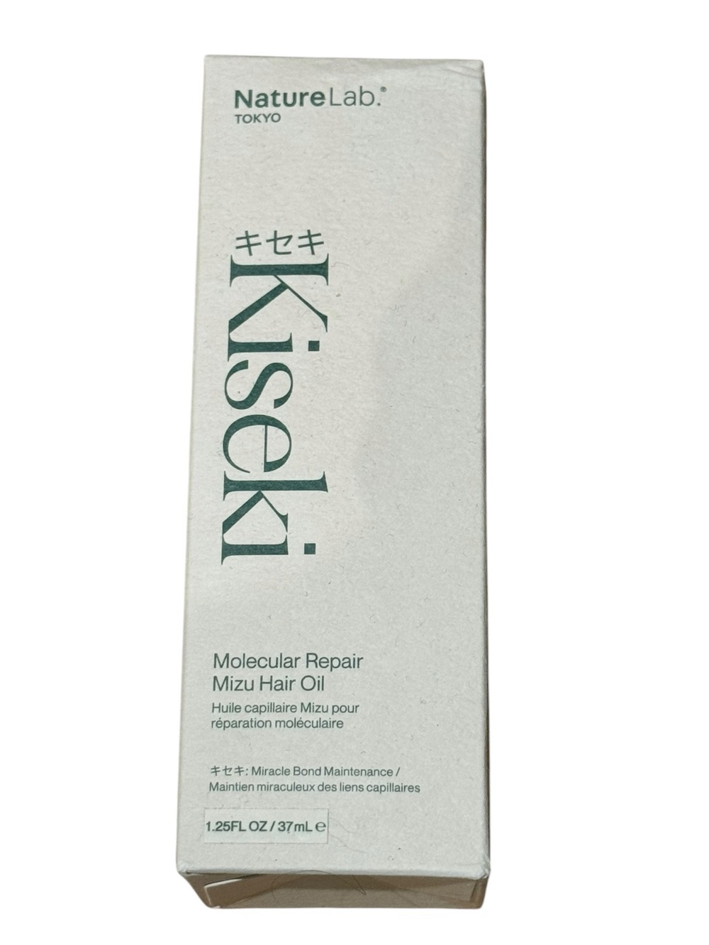 NWT - NatureLab Tokyo Kiseki Molecular Repair Mizu Hair Oil 1.25 oz